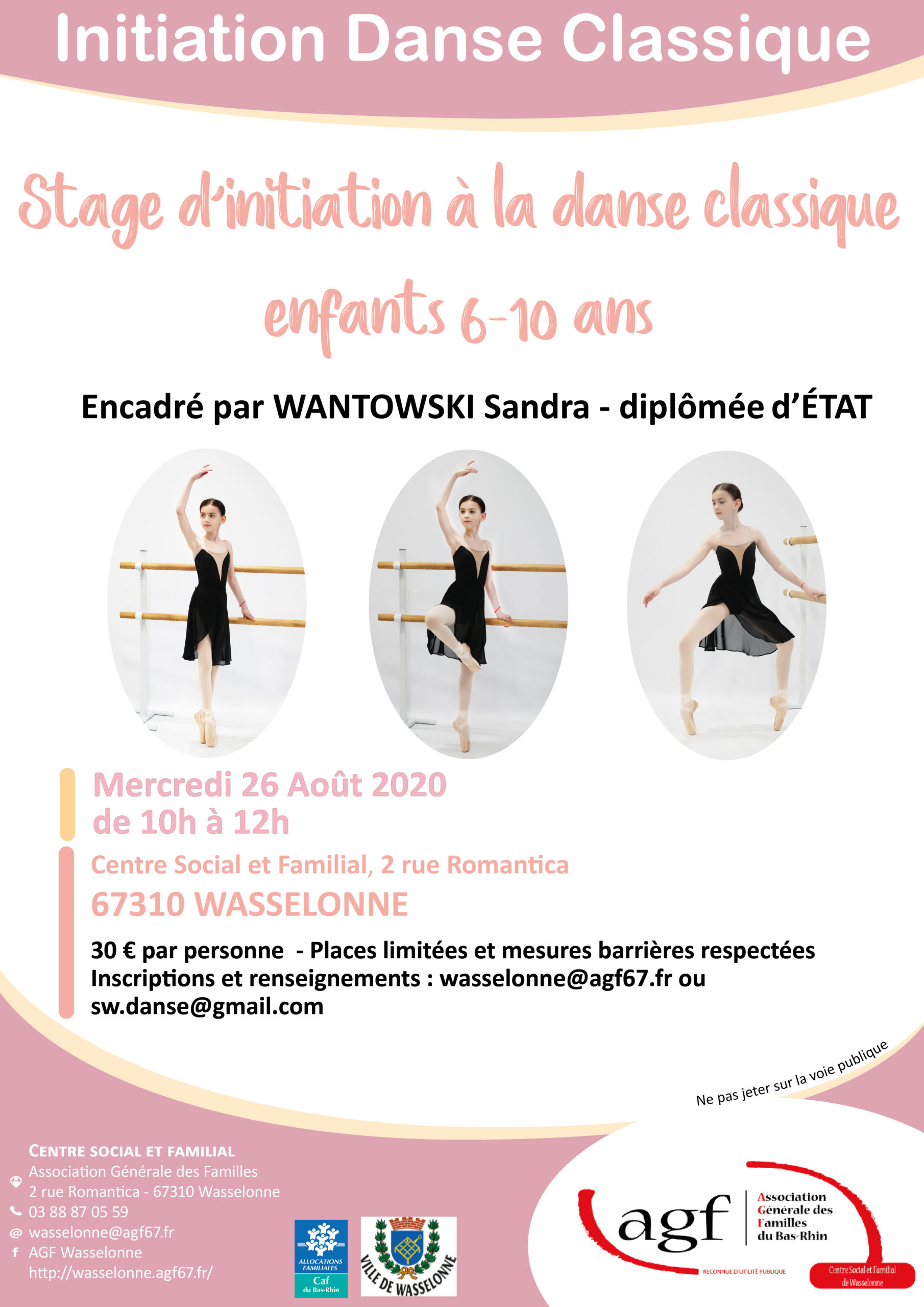 La danse classique fait son retour au CSF La danse classique fait son retour au CSF